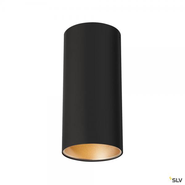 Photo ANELA, plafonnier intérieur, noir, LED, 11W, 3000K, variable | Ref : 1000807