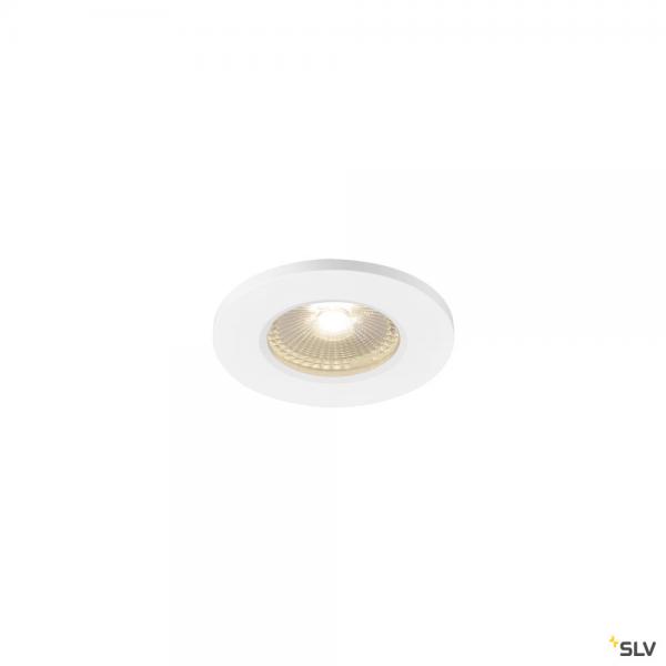 Photo KAMUELA ECO, encastr de plafond intrieur, blanc, LED, 6,5W, 3000K, IP65, RT 2012, variable | Ref : 1001016