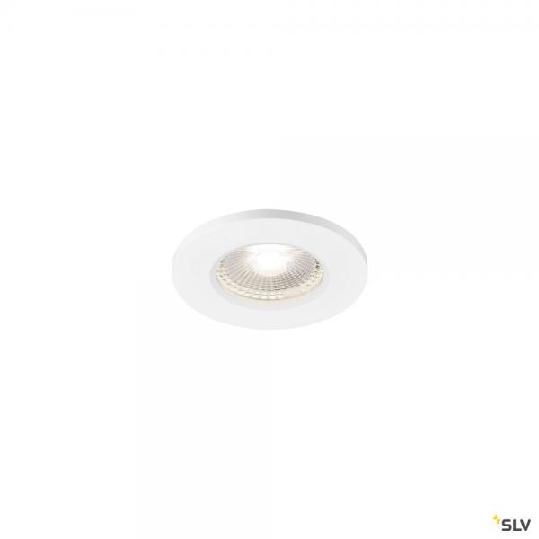 Photo KAMUELA ECO, encastr de plafond intrieur, blanc, LED, 6,5W, 4000K, IP65, RT 2012, variable | Ref : 1001018
