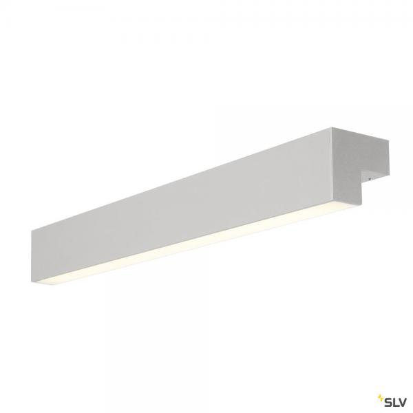 Photo L-LINE 60, applique intrieure, argent, LED, 10W, 3000K, IP44 | Ref : 1001300