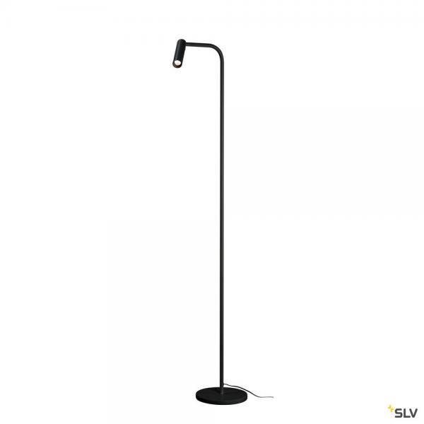 Photo KARPO, lampadaire intrieur, noir, LED, 6,5W, 3000K | Ref : 1001463