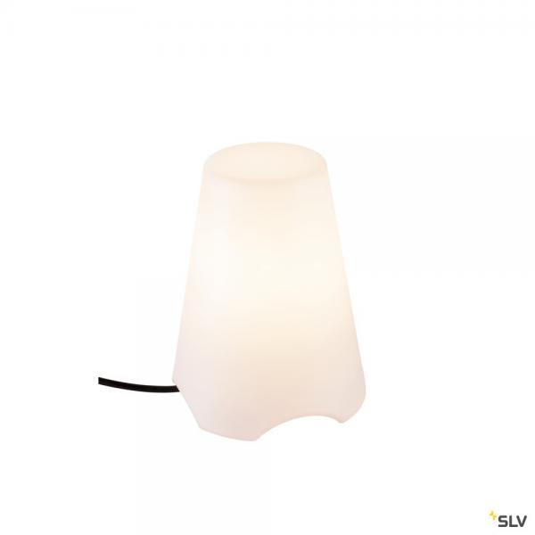 Photo KIROCONE, luminaire mobile extrieur, blanc, E27, 60W max, IP44 | Ref : 1001778