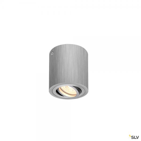 Photo TRILEDO, plafonnier intrieur, simple, rond, alu bross, GU10/LED GU10 51mm, 10W max | Ref : 1002012