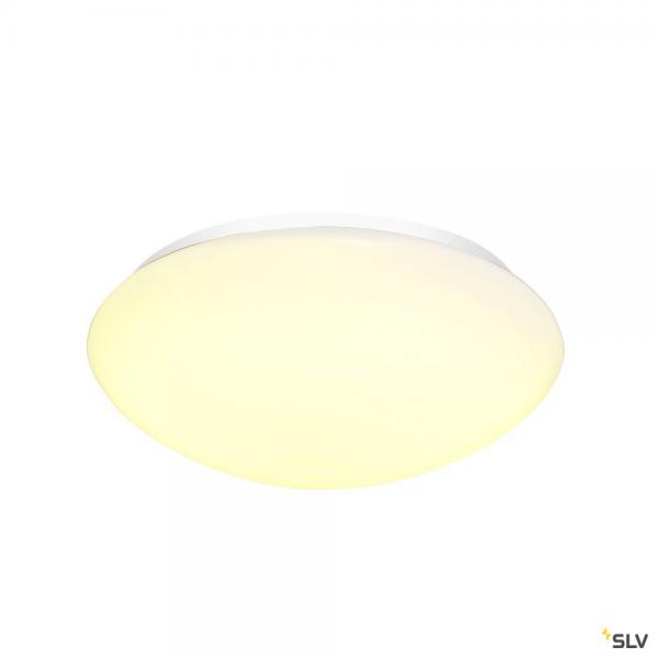 Photo LIPSY 40, applique et plafonnier intrieur, Dome, blanc, LED, 18W, 3000K/4000K, IP44 | Ref : 1002021