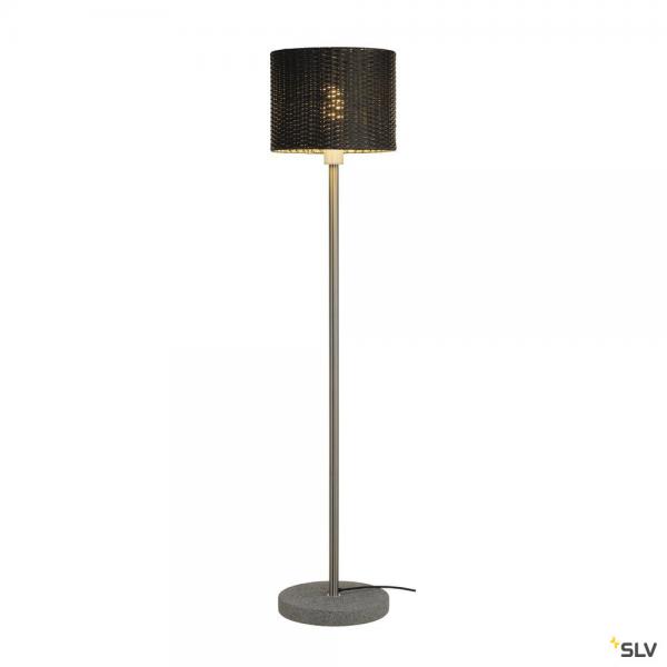 Photo ADEGAN MANILA, lampadaire extrieur, inox/anthracite, E27, 15W max, IP44 | Ref : 1002494