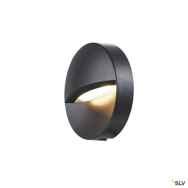 Photo DOWNUNDER OUT, applique extrieure, rond, anthracite, LED, 4,5W, 3000K/4000K, IP65 | Ref : 1002868