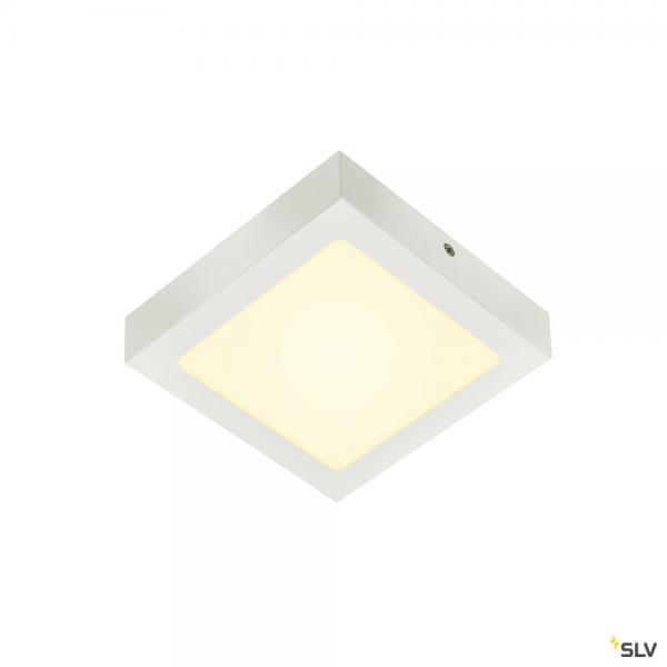 Photo SENSER 18, applique et plafonnier intrieur, carr, blanc mat, LED, 12W, 3000K, variable | Ref : 1003018