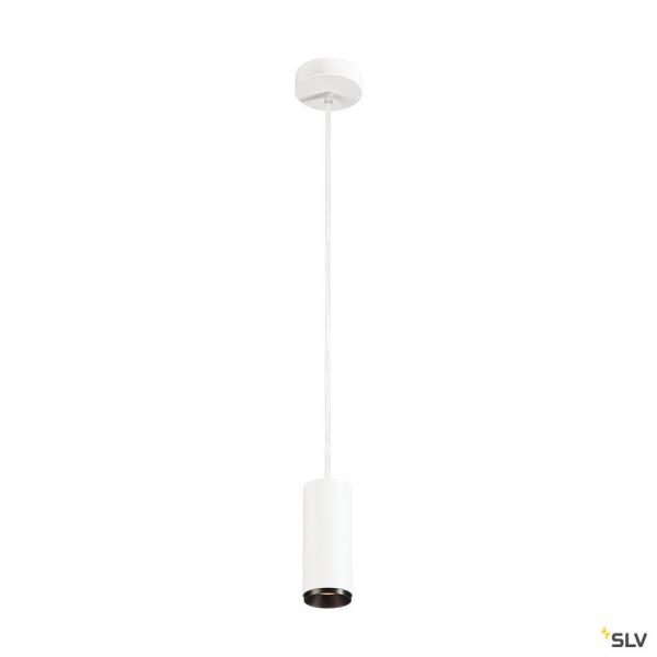 Photo NUMINOS S, suspension intrieure, 24, blanc/noir, LED, 11W, 3000K, variable | Ref : 1004158