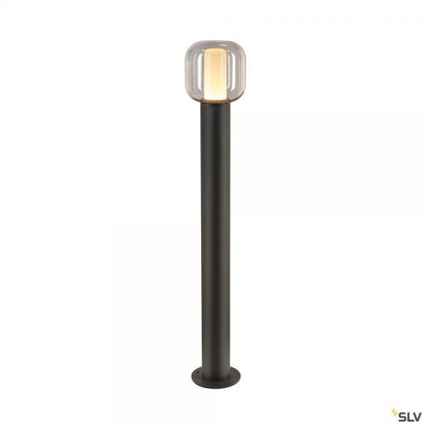 Photo OVALISK 100, borne extrieure, anthracite, LED, 9W, 3000/4000K, IP65, interrupteur CCT | Ref : 1004681