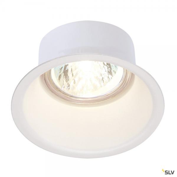Photo HORN, encastré de plafond intérieur, simple, blanc mat, GU10/QPAR51, 50W max | Ref : 112911