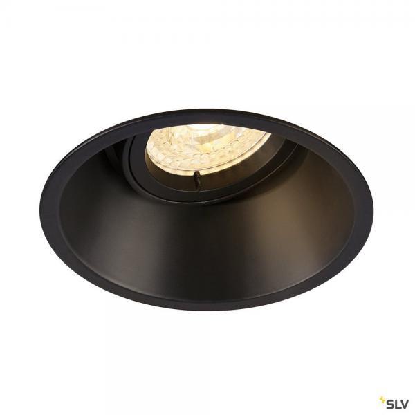 Photo HORN-T, encastr de plafond intrieur, noir mat, GU10/QPAR51, 50W max | Ref : 113140