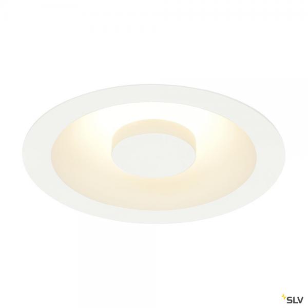 Photo OCCULDAS 14, encastré de plafond intérieur, indirect, blanc, LED, 15W, 3000K, variable | Ref : 117331