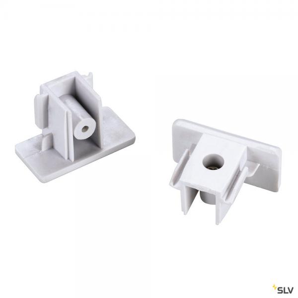 Photo Embouts, pour rail 1 allumage en saillie, intérieur, blanc, 2 pièces | Ref : 143131