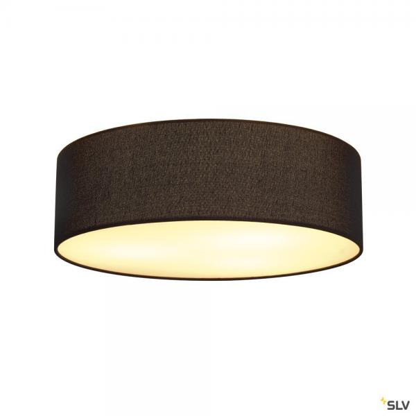 Photo TENORA, plafonnier intrieur, noir, E27, 3x 23W max | Ref : 156050