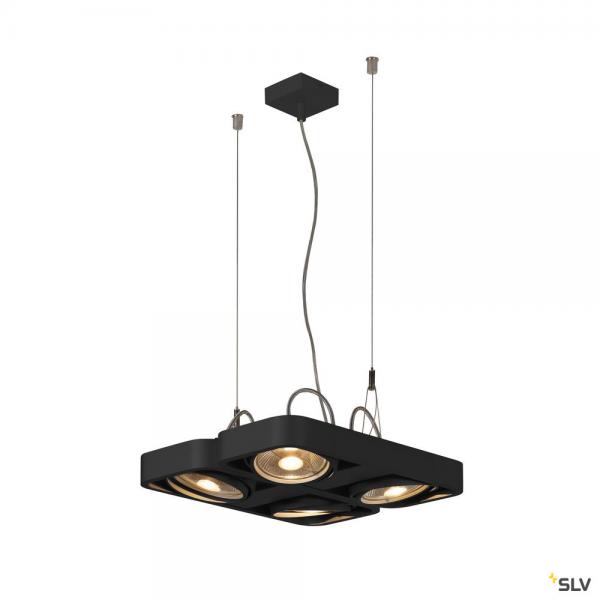 Photo AIXLIGHT R2 square LED noir | Ref : 159230