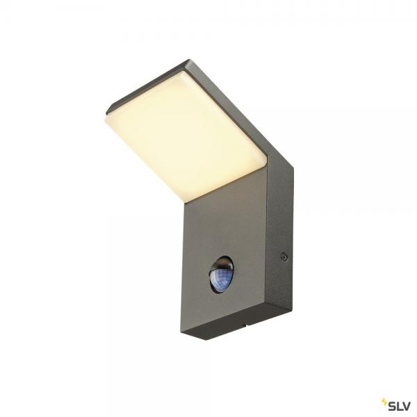 Photo ORDI SENSOR, applique extrieure, anthracite, LED, 9W, 3000K, IP44, dtecteur de mouvements | Ref : 232915