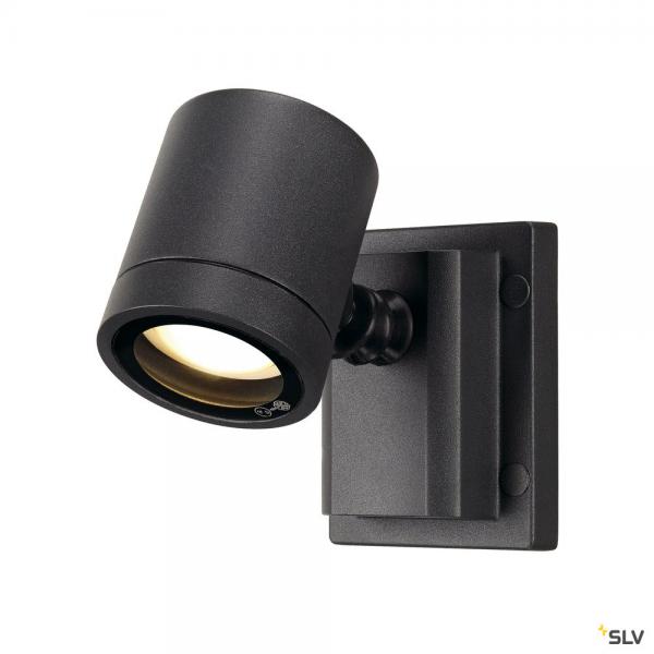 Photo MYRA, applique et plafonnier extrieur, simple, anthracite, GU10/QPAR51, 50W max, IP55 | Ref : 233105