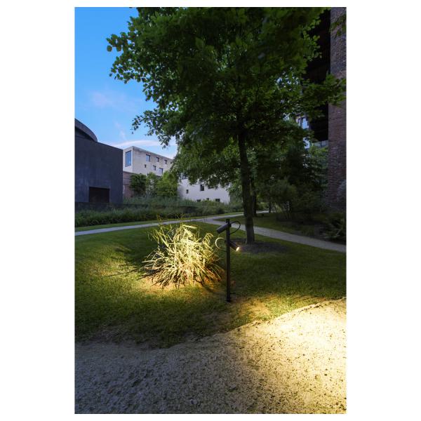 Photo HELIA SLIM borne double noir | Ref : 1007869