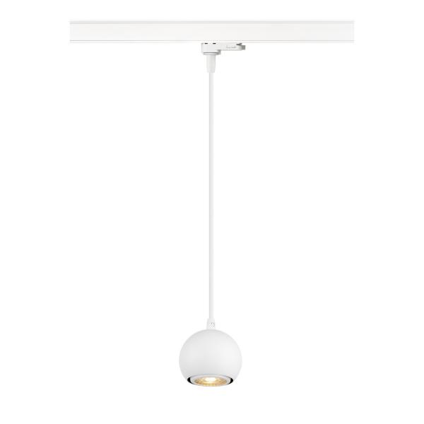 Photo LIGHT EYE� 90. suspension. GU10. longueur 150�cm. 1x max. 6�W. blanc mat | Ref : 1008171