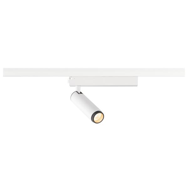 Photo GRIP! S. spot monophas�. cylindrique. 2700�K. 11�W. PHASE. 29�. blanc / noir | Ref : 1008390