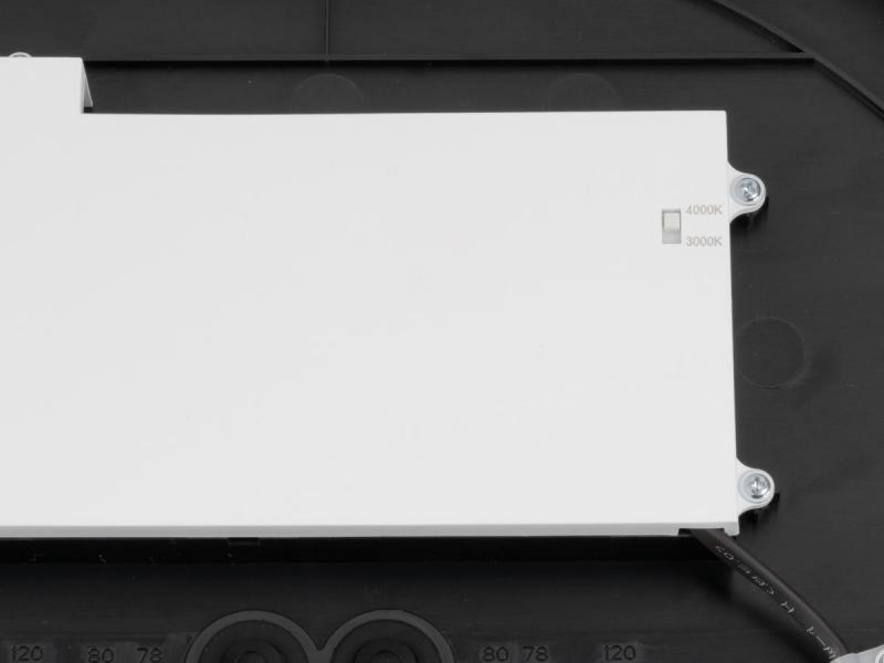 Photo DECONA 42 plafonnier rond 3/4K noir/or | Ref : 1008924