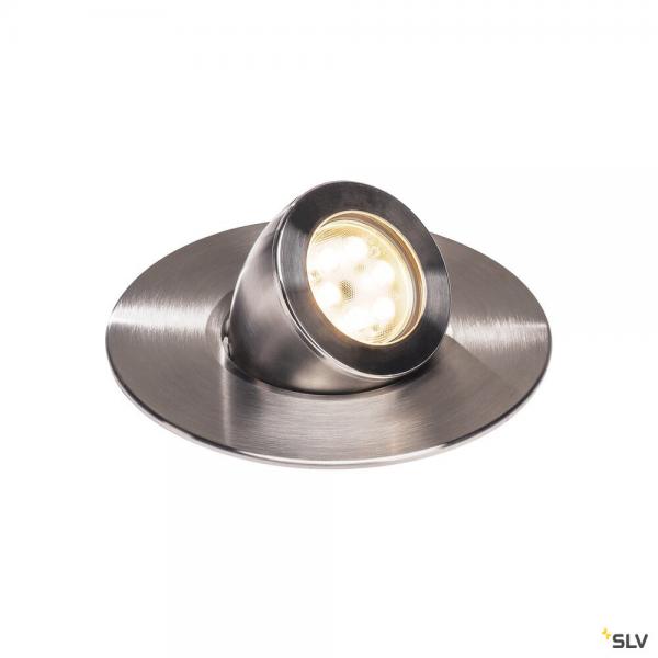 Vignette 2 produit GIMBLE OUT, encastr� de sol ext�rieur, inox bross�, LED, 13W, 3000K, IP67, inox 316 | Ref : 1000384