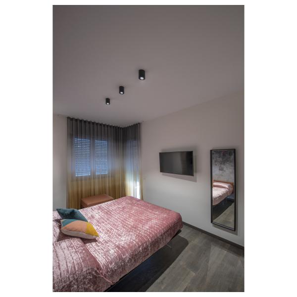 Vignette 2 produit TRILEDO, plafonnier intrieur, simple, rond, noir, GU10/LED GU10 51mm, 10W max | Ref : 1002010