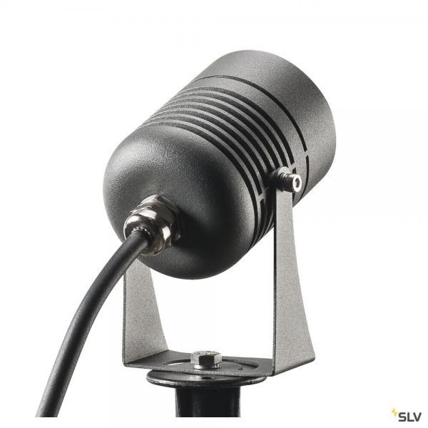 Vignette 2 produit LED SPIKE, projecteur extrieur, anthracite, LED, 6W, 3000K, IP55 | Ref : 1002201