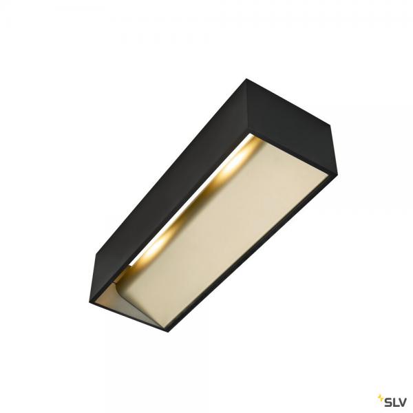 Vignette 2 produit LOGS IN L, applique intrieure, rectangulaire, noir/laiton, LED, 19W, 2000-3000K, variable, Dim to warm | Ref : 1002928