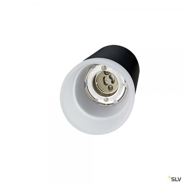 Vignette 2 produit ASTINA, plafonnier intrieur, noir mat, GU10/QPAR51, 10W max | Ref : 1002936