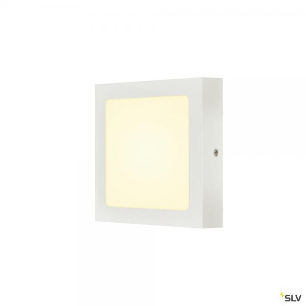 Vignette 2 produit SENSER 18, applique et plafonnier intrieur, carr, blanc mat, LED, 12W, 3000K, variable | Ref : 1003018