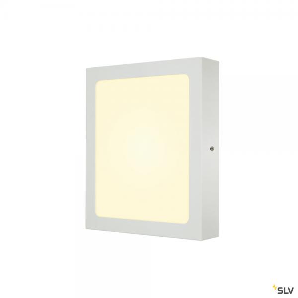 Vignette 2 produit SENSER 24, applique et plafonnier intrieur, carr, blanc mat, LED, 15W, 3000K, variable | Ref : 1003019
