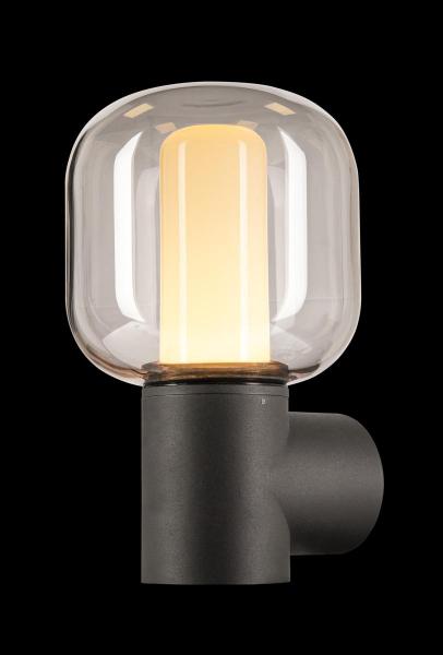 Vignette 2 produit OVALISK, applique extrieure, anthracite, LED, 9W, 3000/4000K, IP65, interrupteur CCT | Ref : 1004678