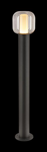 Vignette 2 produit OVALISK 100, borne extrieure, anthracite, LED, 9W, 3000/4000K, IP65, interrupteur CCT | Ref : 1004681