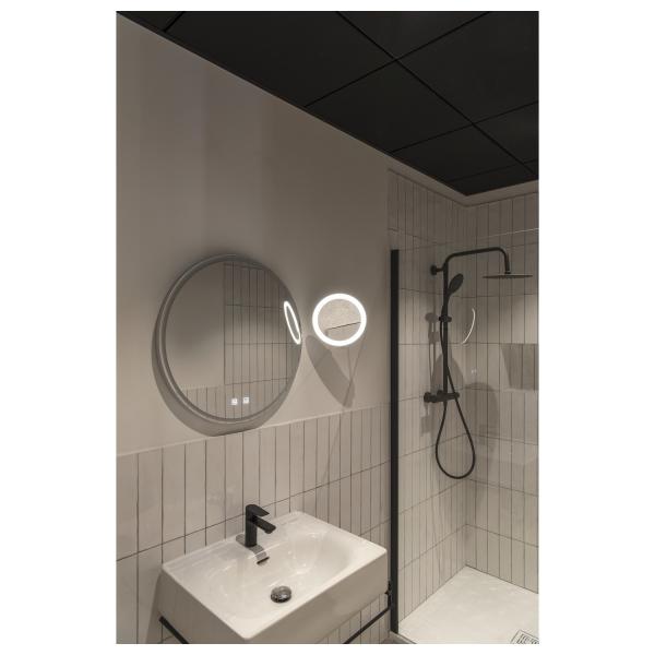 Vignette 2 produit MAGANDA, applique intrieure, miroir, chrome, LED, 4,8W, 2700/3000/4000K, IP44, interrupteur CCT | Ref : 1004971