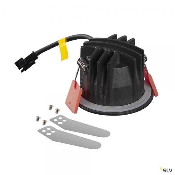 Vignette 2 produit NUMINOS XS, encastr de plafond intrieur, 55, noir/blanc, LED, 7W, 2700K, IP20/IP44 | Ref : 1005506