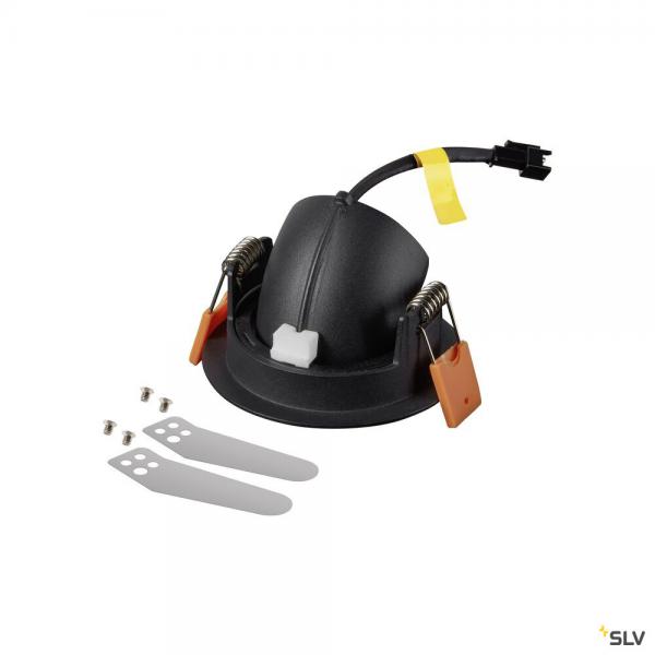 Vignette 2 produit NUMINOS GIMBLE XS, encastr de plafond intrieur, 20, noir/blanc, LED, 7W, 3000K | Ref : 1005832