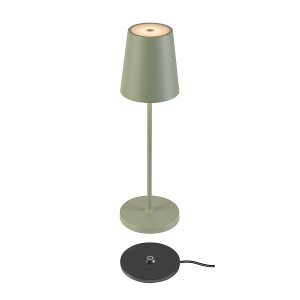 Vignette 2 produit VINOLINA TWO. Lampe  poser. sans fil. IP65. 2200/2700/3000K. TOUCH. vert | Ref : 1007696