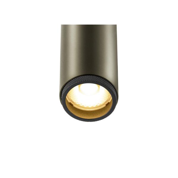 Vignette 2 produit GRIP! S. spot 48V. cylindrique. 2-3K. 9.8�W. DALI. dim to warm. 29�. bronze/noir | Ref : 1008418