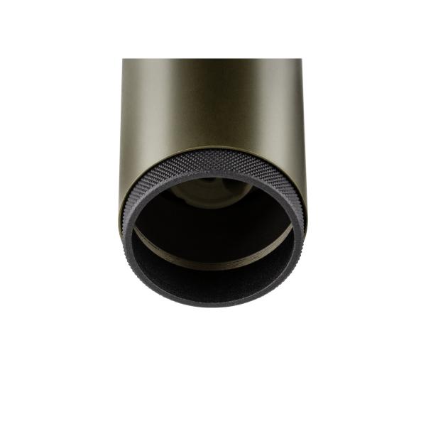 Vignette 2 produit GRIP! L. spot monophas�. cylindrique. GU10. max. 1x 6�W. bronze / noir | Ref : 1008450
