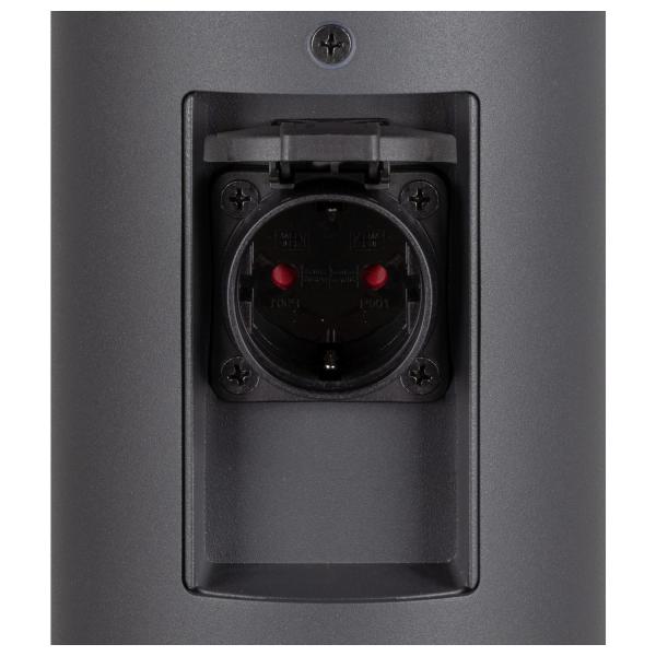 Vignette 2 produit M-POL 60 Pole. borne. deux prises. anthracite. 53.4cm | Ref : 1008474