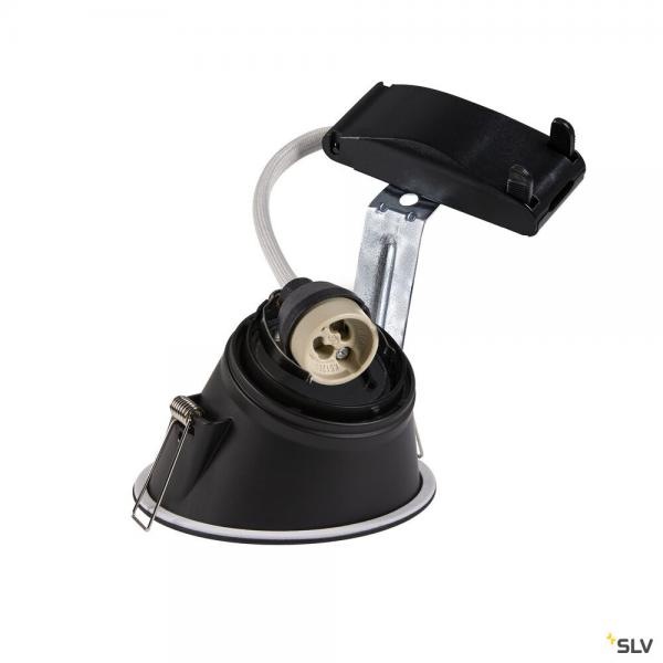 Vignette 2 produit HORN-A, encastr de plafond intrieur, noir mat, GU10/QPAR51, 50W max, IP21 | Ref : 113150