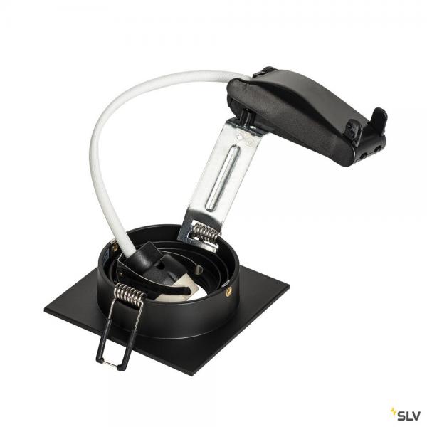 Vignette 2 produit NEW TRIA 78 GU10 carr� noir cl | Ref : 113491