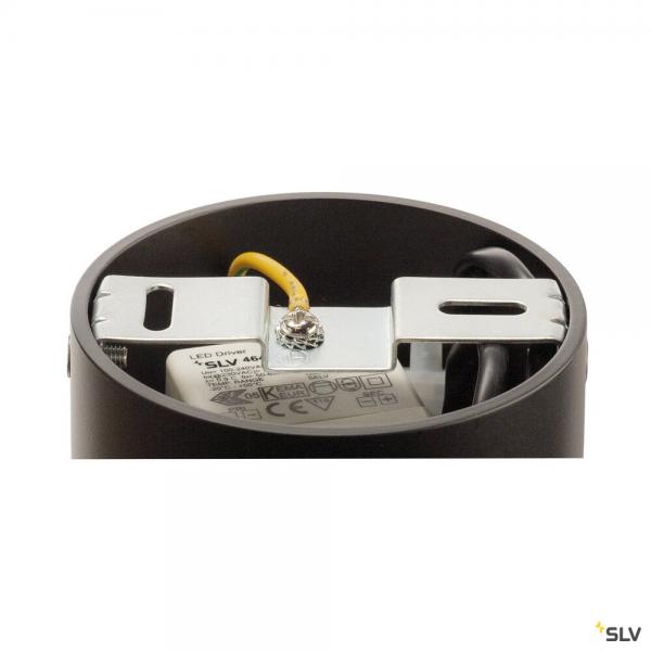 Vignette 2 produit TRILEDO, plafonnier intrieur, simple, rond, noir, LED, 8,1W, 3000K | Ref : 113930