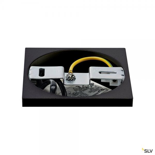 Vignette 2 produit TRILEDO, plafonnier intrieur, simple, carr, noir, LED, 8,1W, 3000K | Ref : 113940