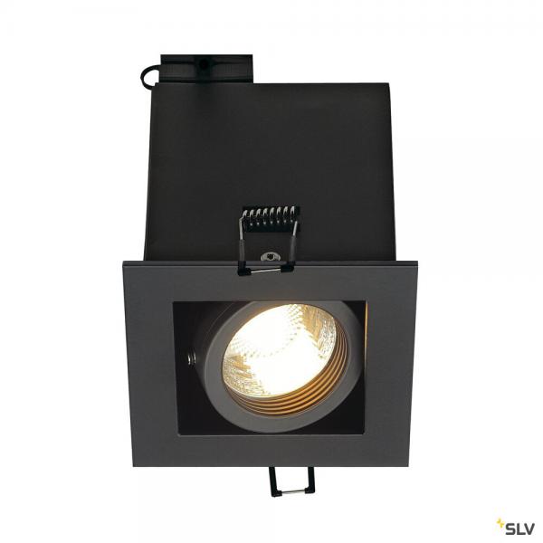 Vignette 2 produit KADUX, encastr de plafond intrieur, simple, noir mat, GU10/QPAR51, 50W max | Ref : 115510