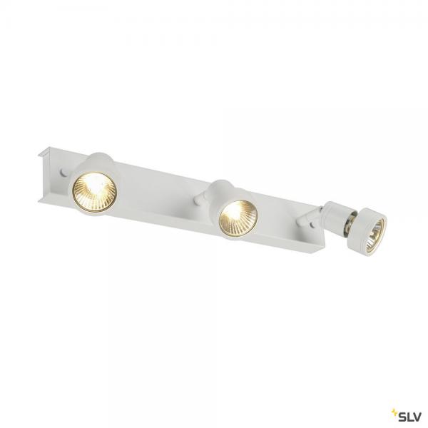 Vignette 2 produit PURI, applique et plafonnier intrieur, triple, blanc mat, GU10/QPAR51, 3x 50W max | Ref : 147381
