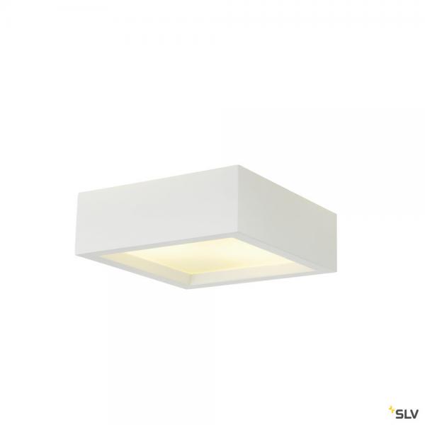 Vignette 2 produit PLASTRA 104, plafonnier intrieur, blanc, E27, 2x 25W max, pltre | Ref : 148002