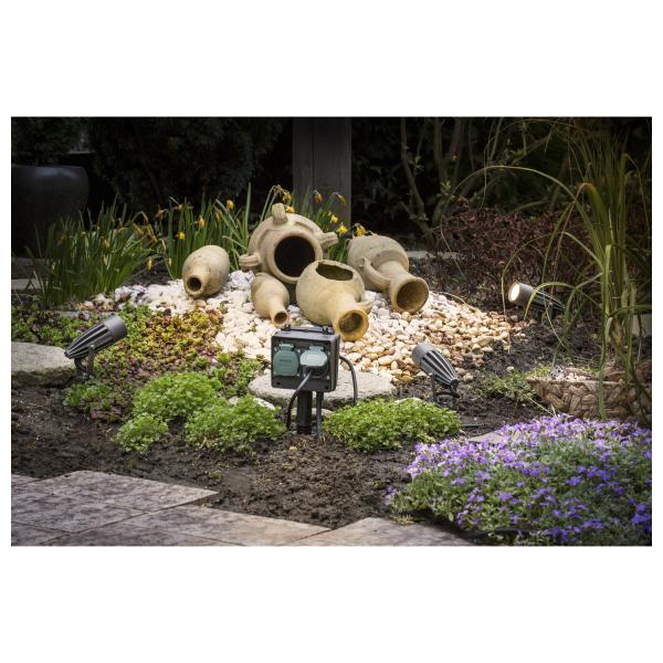 Vignette 2 produit SYNA, projecteur extrieur, anthracite, LED, 8,6W, 3000K, IP55 | Ref : 227505