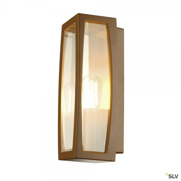 Vignette 2 produit MERIDIAN BOX, applique extrieure, diffuseur transparent, rouille, E27, 25W max, IP54 | Ref : 230657